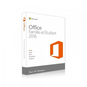 Microsoft Office 2016 Famille et Etudiant